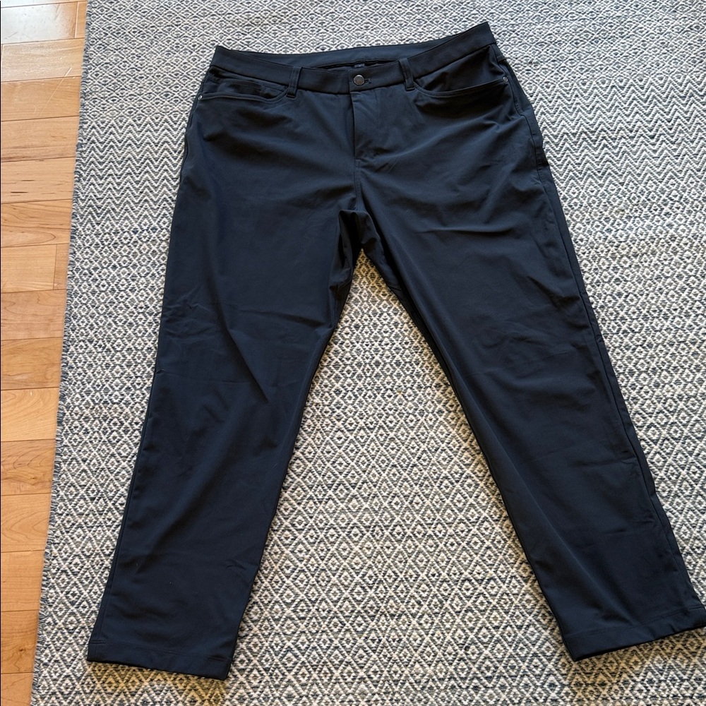 Men's Dark Grey LuLuLemon ABC 5 Pocket Performance Pants